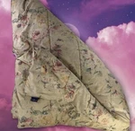 Vtg Ralph Lauren Francesca Comforter Blanket Twin Beige 85X65IN Rare. Fixed Price $110.00.