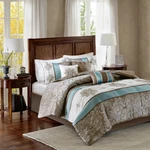 Madison Park Caroline Jacquard 7 Piece Comforter Set. Fixed Price $618.71.