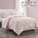 2 Piece Microfiber Twin Size Comforter Set Pinch Pleat Pintuck Down Alternati.... Fixed Price $46.27.