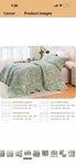 Lady Ann Comforter Set King Size. Fixed Price $250.00.