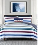 Tommy Multi Stripe Comforter Sets. Fixed Price $60.00.