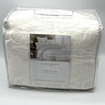 Charter Club Mariella Comforter Cover Full Queen White Cotton Damask. Fixed Price $79.99.