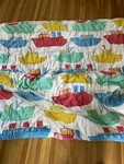 Vintage Marimekko Quilt Tug Boat Ship Boo Twin Comforter Dan Rivers 1983. Fixed Price $135.00.