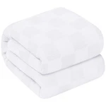 Oakias 100% Cotton Blanket Queen Size, White 90 X Inches 350 Gsm Soft. Fixed Price $36.31.