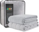 Degrees Of Comfort Weighted Blanket Queen Size, 60X80 18LBS, Gray. Fixed Price $50.41.