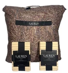 Ralph Lauren Queen Hallie Paisley Comforter Set Burgundy Gold Euro Shams Cotton. Fixed Price $399.00.