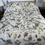 Waverly Garden Williamsburg Magnolia Reversible Full Bedspread Queen Comforter. Fixed Price $85.00.