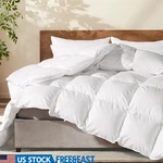 Natural Goose Down Comforter Soft Lightweight Breathable Duvet Cozy Sleep New. Fixed Price $65.34.