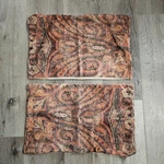 Pottery Barn Angelo Lumbar Pillow Covers - Set Of 16X26 Brown Persian. Fixed Price $47.99.