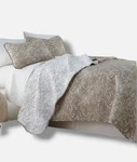 Southshore Fine Linens Beige Sand Floral Reversible Comforter Set-king/cal. Fixed Price $52.65.