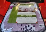 Living Quarters Deluxe Micro Fiber Down Comforter Reversible Full Queen Multi. Fixed Price $79.00.