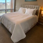 Ralph Lauren Home Wyatt Quilted Coverlet + 2 Shams. Fixed Price $500.00.