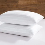 Downluxe Goose - Set Of Feather Pillows, Queen Size (20"X28"). Fixed Price $76.85.