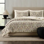 Jeremiah Brent Home 3PC King Floral 'geneva' Cotton Comforter Set Green. Fixed Price $40.79.