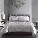 Riverbrook Hallmart Collection Comforter Set, King, Gypsy Gray 10 Piece. Fixed Price $72.83.
