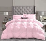 All-season Pinch Pleated Baby Pink Comforter 500 Gsm 100% Cotton Super Ultra-.... Fixed Price $181.78.