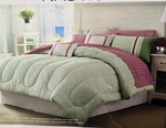 Nautica East Hampton Pink Green Seersucker 3 Piece Twin Comforter Set New. Fixed Price $249.95.