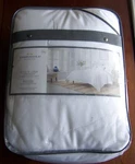 Threshold Cotton Linen Chambray One Comforter & Two Shams Set Full/queen. Fixed Price $39.95.