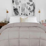 Superior Brushed Microfiber Solid Comforter Down Alternative Bedding Reversible. Fixed Price $74.50.