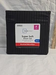 3 Piece,mainstays Super Brushed Microfiber Bed Sheet, Black Damask Stripe Full. Fixed Price $19.31.
