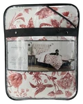 Full/queen Family Friendly Reversible Floral Printed Comforter Coral/white -. Fixed Price $49.90.