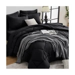 Hevumyi Black King Comforter Set 7-PIECE All Season Bed ... Usa Fast Ship. Fixed Price $94.56.