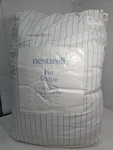 Nestwell Pin Stripe Cotton Linen 3-PIECE Full/queen Comforter Set -white/black. Fixed Price $32.50.