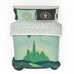Wicked Emerald City Bedding Set Queen Size 5 Piece Soft Microfiber Comforter. Fixed Price $127.90.