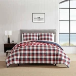 Rosedale 8-PIECE Red Sail/navy Microfiber Queen Bonus Comforter Set. Fixed Price $70.80.