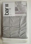 Bar Iii King Box Pleat Grey Pillow Sham 100% Cotton -nip. Fixed Price $9.99.