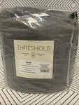 Threshold King Washed Cotton Sateen Quilt Dark Gray Shown. Fixed Price $52.82.
