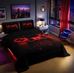 Boys Gamer Comforter Set Twin Size,gamepad Bedding Kids Young Man Video G.... Fixed Price $63.99.