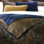 Ralph Lauren Henry Cotton Sateen Reversible Comforter 3-PC Set Queen $420 Blue. Fixed Price $210.00.