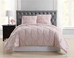 Truly Soft Pleated Comforter Set Blush Polyester 2-PIECE Twin Xl,. Fixed Price $85.35.