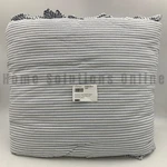 Pottery Barn Teen Washed Cotton Ruffle Stripe Comforter Chambray Twin #T1016. Fixed Price $140.39.