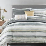 Madison Park Marina Comforter Quilt Combo Set - Modern Luxury All Season, Queen. Fixed Price $138.99.