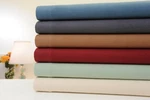 Bibb Home 100% Cotton Solid Flannel Set - Cozy Soft Deep Pocket. Fixed Price $38.99.