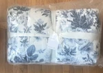Pottery Barn Garden Floral Comforter Set Blue Ivory King 2 Shams 3PC New. Fixed Price $229.00.
