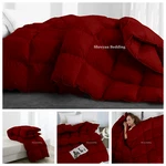 Burgundy Solid Down Alternative Comforter Sets 1000 Tc Egyptian Cotton. Fixed Price $148.19.