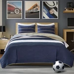 Quilt Set Trendy Casual Fun, Vibrant Color Design, Hypoallergenic Season, Li. Fixed Price $79.99.