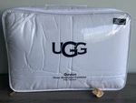 Ugg Devon Down Alternative Full/queen Comforter In White 90" X New!. Fixed Price $149.99.