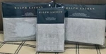 Ralph Lauren Cary 4PC Queen Sheet Set Linen Blend Essex Blue. Fixed Price $250.00.