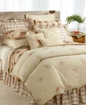 Nwt Ralph Lauren Queen Full Duvet Cover Prairie Plains Beige Embroidered Floral. Fixed Price $210.00.