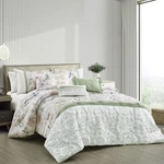 Esca Floral Geen Comforter Set Queen Size 7-PIECES Elian Bedding 22763Q. Fixed Price $140.47.
