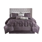 Madison Park Laurel Cozy Comforter Set - Traditional Tufted Faux Silk Al, King. Fixed Price $173.99.