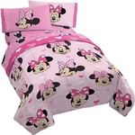 Kids Bedding Set 4-PIECE Disney Minnie Mouse Pink Reversible Sheet Twin Size. Fixed Price $83.95.