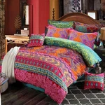 Boho Size Comforter Set, 3PC Colorful Bohemian Chic Soft Queen. Fixed Price $72.77.
