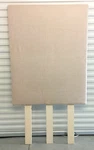 College Dorm Room Upholstered Thickly Padded Twin Bed Heavy Construction. Fixed Price $111.00.
