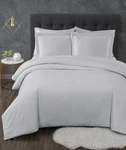 Truly Calm Silver Cool Antimicrobial 3 Pc Duvet Cover Set Grey Full/ Queen. Fixed Price $45.23.