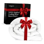 Breathable All-season Duvet Insert Comforter, Silver-infused Full/queen White. Fixed Price $209.98.